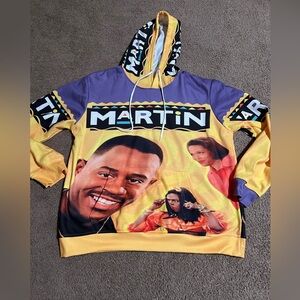 Martin TV Show Graphic Hoodie - Yellow & Purple